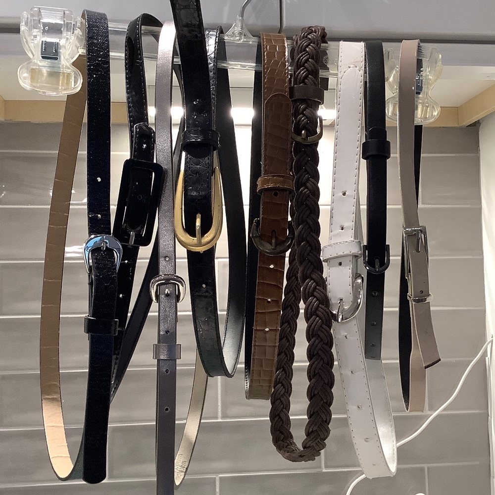 Set of 7 belts